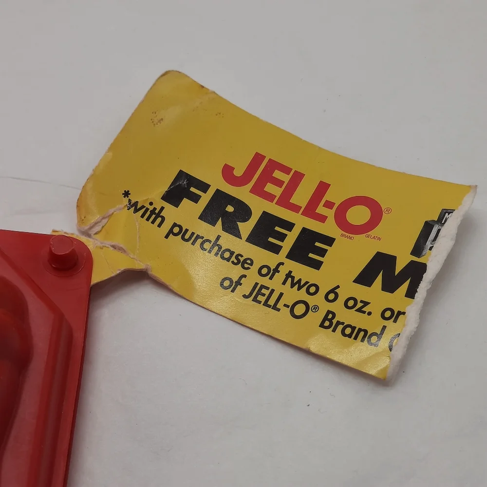 Vintage Power Rangers Jello Jigglers Mold Red Small 2 Piece Lot